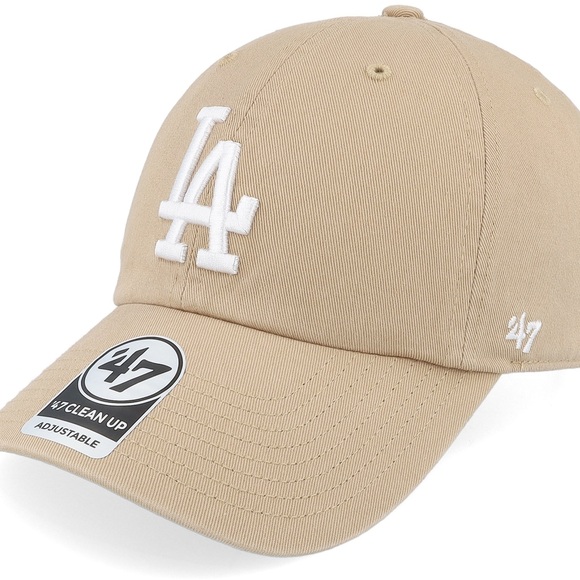 47 Other - NWT Brand new 47 Brand Los Angeles Dodgers Ballpark Clean Up Khaki Dad cap